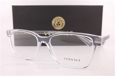 versace transparent frames|versace frames for men.